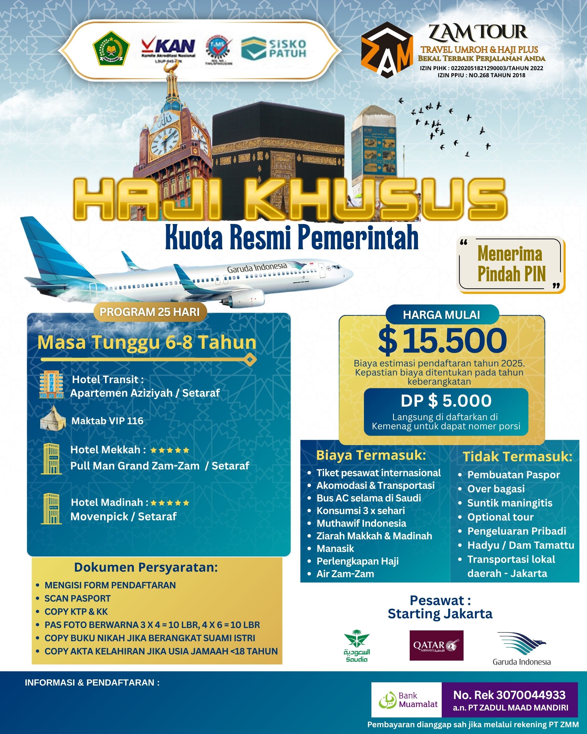 Haji Khusus  Kuota  Resmi
